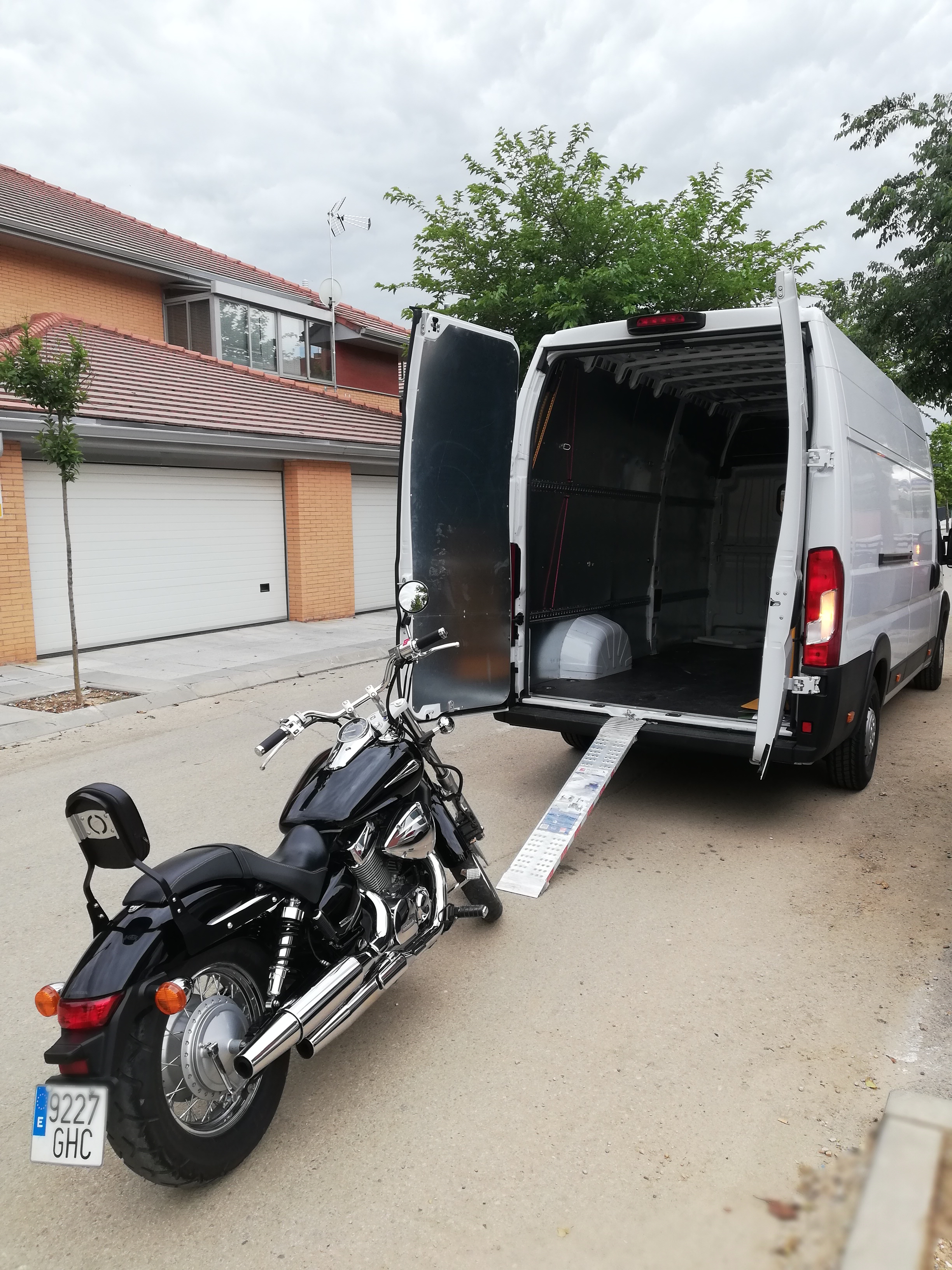 Transporte de Moto Malaga-Madrid 